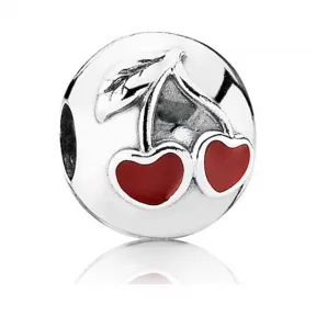 潘多拉/Pandora 炽热之心-樱桃造型925纯银串饰791093EN39