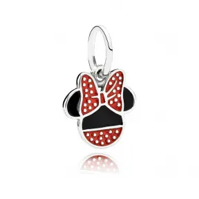 潘多拉/Pandora Disney, Minnie Icon Dangle Charm, Mixed Enamel 79146