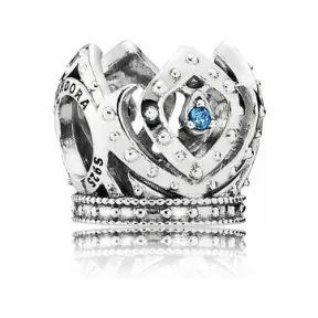 潘多拉/Pandora 迪士尼《冰雪奇缘》艾莎王冠925银 锆石串饰791588CZB