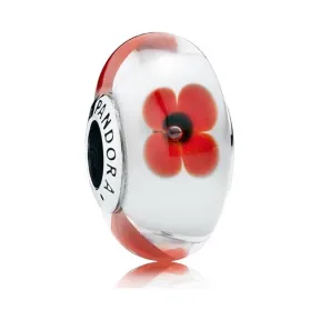 潘多拉/Pandora 盛艳的红花琉璃配饰791636