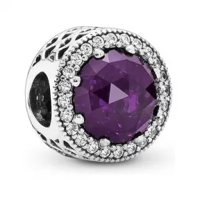 潘多拉/Pandora 皇家紫色水晶及混合宝石搭配925银串珠791725NRP