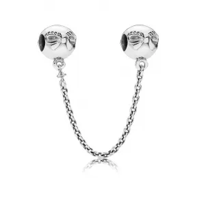 潘多拉/Pandora Dainty Bow Safety Chain, Clear CZ 791780CZ