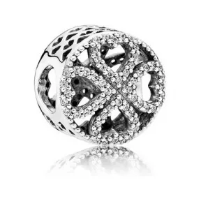 潘多拉/Pandora 爱之花瓣925银串饰791808CZ