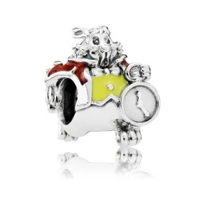 潘多拉/Pandora Disney, White Rabbit Charm, Mixed Enamel 791898ENMX