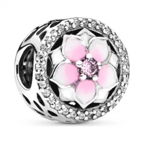 潘多拉/Pandora 木兰花925银珐琅串饰792085PCZ