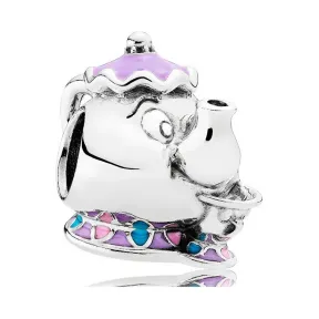 潘多拉/Pandora 迪士尼《美女与野兽》波茨太太与阿齐珐琅 925银串饰792141ENMX