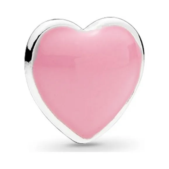 潘多拉/Pandora Pink Heart Petite Locket Charm, Pink Enamel 792169EN