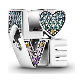 潘多拉/Pandora 缤纷的爱锆石 925银串饰