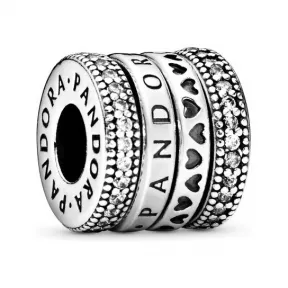 潘多拉/Pandora 串珠旋转式的心925银串饰797402CZ