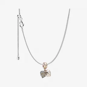潘多拉/Pandora 璀璨叶片颈链套装 R800245