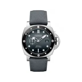 沛纳海/Panerai Submersible系列 44MM 拉丝 eSteel™ 自动机械机芯 男表 PAM01288