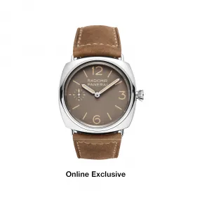 沛纳海/Panerai radiomir镭得米尔系列 45 MM 抛光精钢 手动机械机芯 男表 PAM01385