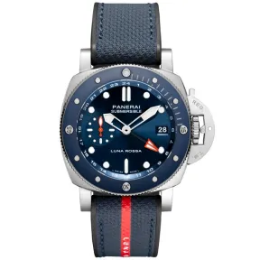 沛纳海/Panerai Submersible潜行系列GMT Luna Rossa Titanio 42MM  自动机械机芯 男表 PAM01507