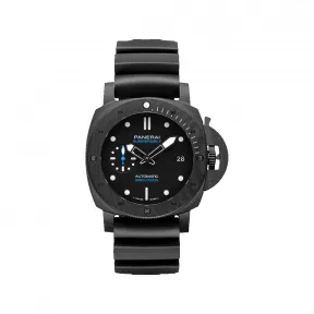 沛纳海/Panerai Submersible Carbotech™系列 42MM Carbotech™ 自动机械机芯 男表 PAM02231