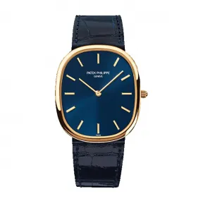 百达翡丽/Patek Philippe Golden Ellipse 系列 18k黄金 自动机械机芯 男表 3738-100J-012