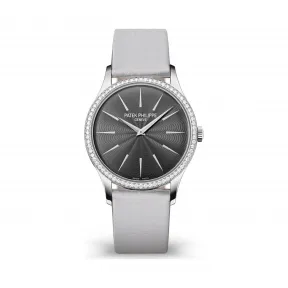 百达翡丽/Patek Philippe 卡拉特拉瓦 Calatrava 系列 白金 手动机械机芯 女表 4897G-010