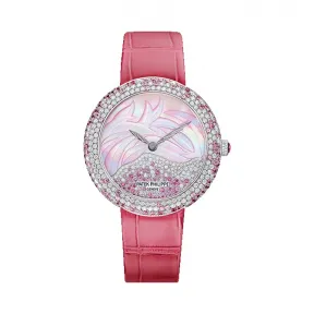 百达翡丽/Patek Philippe 卡拉特拉瓦 Calatrava 系列 18k白金 自动机械机芯 女表 4899-900G-001