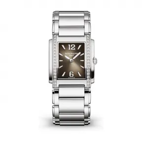 Patek Philippe | 百达翡丽 | Twenty~4系列不锈钢灰色日辉纹表盘腕表4910/1200A-010