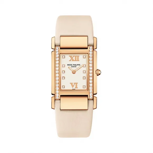 百达翡丽/Patek Philippe TWENTY 4系列 玫瑰金 石英机芯 女表 4920R-010