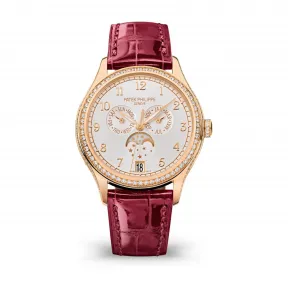 百达翡丽/Patek Philippe 复杂功能时计 Complications 系列 玫瑰金 自动机械机芯 女表 4947R-001