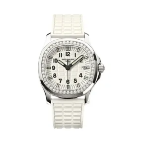 百达翡丽/Patek Philippe Aquanaut 系列 不锈钢镶钻 石英机芯 女表 5067A-011