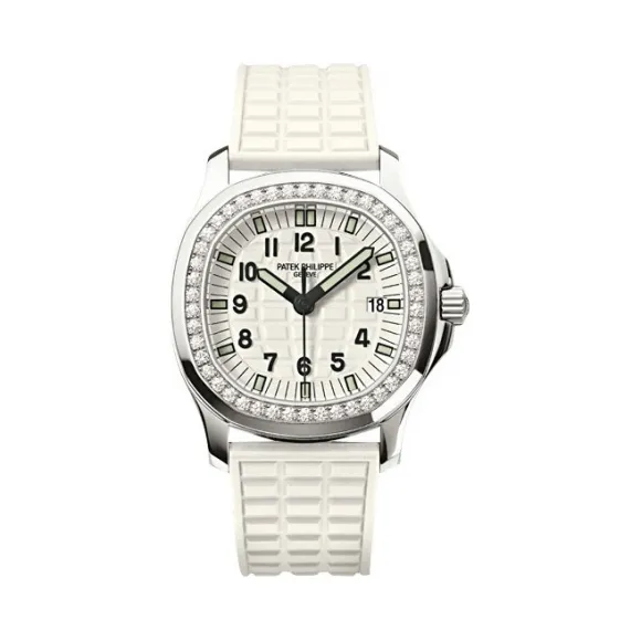 百达翡丽/Patek Philippe Aquanaut 系列 不锈钢镶钻 石英机芯 女表 5067A-011