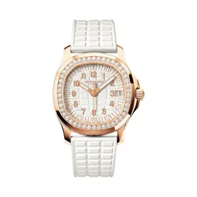 百达翡丽/Patek Philippe Aquanaut 系列 玫瑰金 自动机械机芯 女表 5068R-010