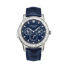 百达翡丽/Patek Philippe 超级复杂功能计时系grand Complications列 950铂金镶钻 自动机械机芯 男表 5073P-010
