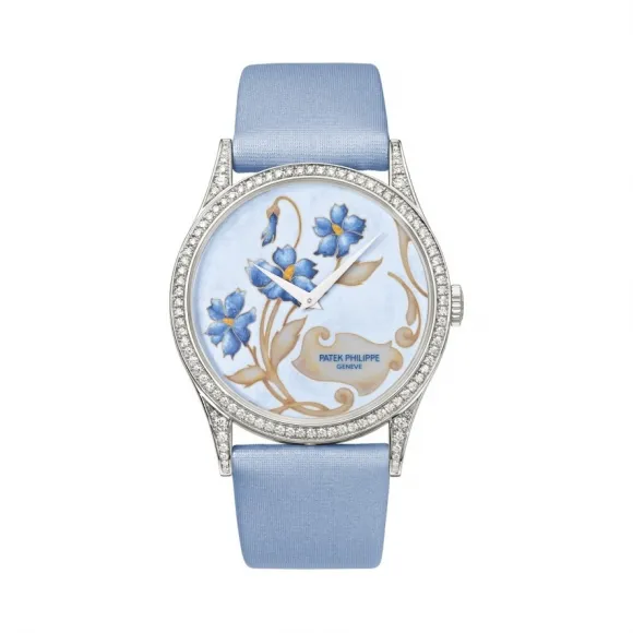 百达翡丽/Patek Philippe 卡拉特拉瓦 Calatrava 系列 铂金 自动机械机芯  5077-100P-015