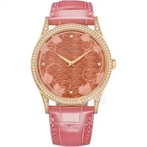 百达翡丽/Patek Philippe 古典表  黄金镶钻 石英 中性 5077-100R-066