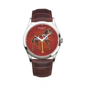 百达翡丽/Patek Philippe 卡拉特拉瓦 Calatrava 系列 铂 自动机械机芯  5077P-062