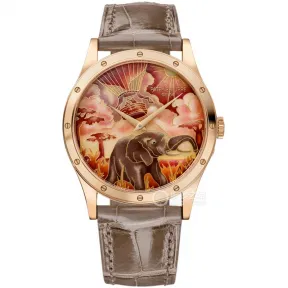 百达翡丽/Patek Philippe 古典表  18k玫瑰金 石英 中性 5086R-001