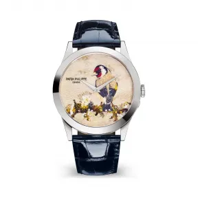 百达翡丽/Patek Philippe 卡拉特拉瓦 Calatrava 系列 18k白金 自动机械机芯  5089G-071