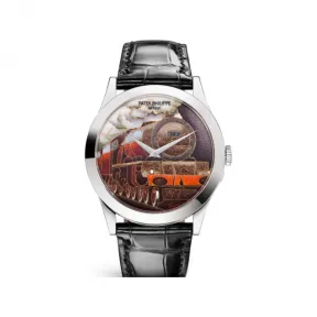 百达翡丽/Patek Philippe 珍稀工艺系列 38.6MM 18k白金 自动机械 男表 5089G-075