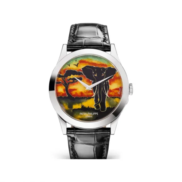 百达翡丽/Patek Philippe 珍稀工艺系列 38.6MM 18k白金 自动机械 男表 5089G-079