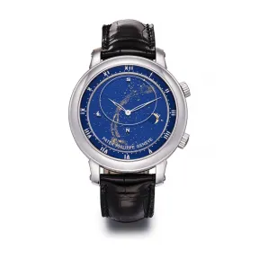 百达翡丽/Patek Philippe Celestial系列 43.1 MM 18kt 白金 自动机械机芯 男表 5102G-001