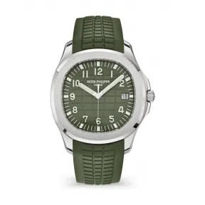 百达翡丽/Patek Philippe Aquanaut 系列 白金 自动机械机芯 男表 5168G-010