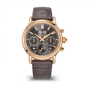 百达翡丽/Patek Philippe 超级复杂功能时计系列 40MM 玫瑰金 手动机械 男表 5204R-011