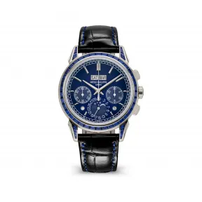 百达翡丽/Patek Philippe 超级复杂功能时计 41MM 铂金 手动机械机芯 男表 5271-11P-010