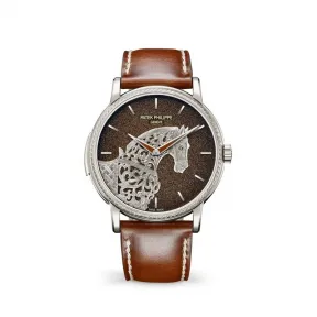 百达翡丽/Patek Philippe GOLDEN ELLIPSE  白金 手动机械 男表 5278-500G-001