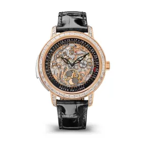 百达翡丽/Patek Philippe 超级复杂功能时计系列 43MM 13.3MM 自动机械机芯 男表 5304-301R-001