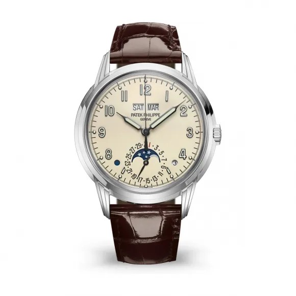 百达翡丽/Patek Philippe 超级复杂功能计时系grand Complications列 白金 自动机械机芯 男表 5320G-001