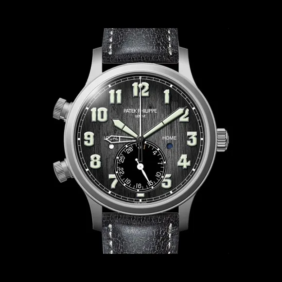 百达翡丽/Patek Philippe 复杂功能时计 Complications 系列 钛金属 自动机械机芯 男表 5524T-010