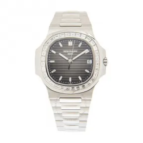 百达翡丽/Patek Philippe Nautilus系列 40 MM 铂金 自动机械机芯 中性表 5711-110P-001