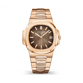 百达翡丽/Patek Philippe Nautilus 运动 鹦鹉螺 系列 玫瑰金 自动机械机芯 男表 5711-1R-001