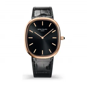 百达翡丽/Patek Philippe Golden Ellipse 系列 玫瑰金 自动机械机芯 男表 5738R-001