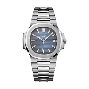 百达翡丽/Patek Philippe Nautilus Medium系列 38.4 MM x 33.2 MM 不锈钢 自动机械机芯 男表 5800-1A-001