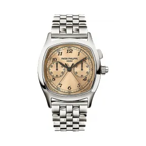 百达翡丽/Patek Philippe 超级复杂功能计时系grand Complications列 不锈钢 手动机械机芯 男表 5950-1A-011