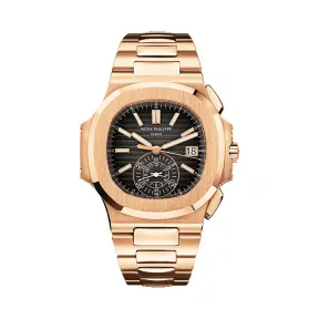 百达翡丽/Patek Philippe Nautilus 运动 鹦鹉螺 系列 玫瑰金 自动机械机芯  5980-IR-001