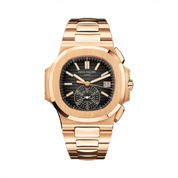 百达翡丽/Patek Philippe Nautilus 运动 鹦鹉螺 系列 玫瑰金 自动机械机芯  5980-IR-001